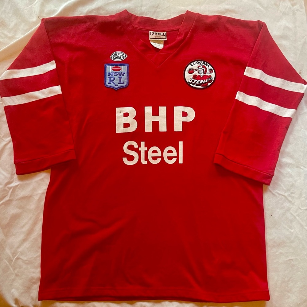 Illawarra Steelers 1987 Mens Retro Jersey size XL
